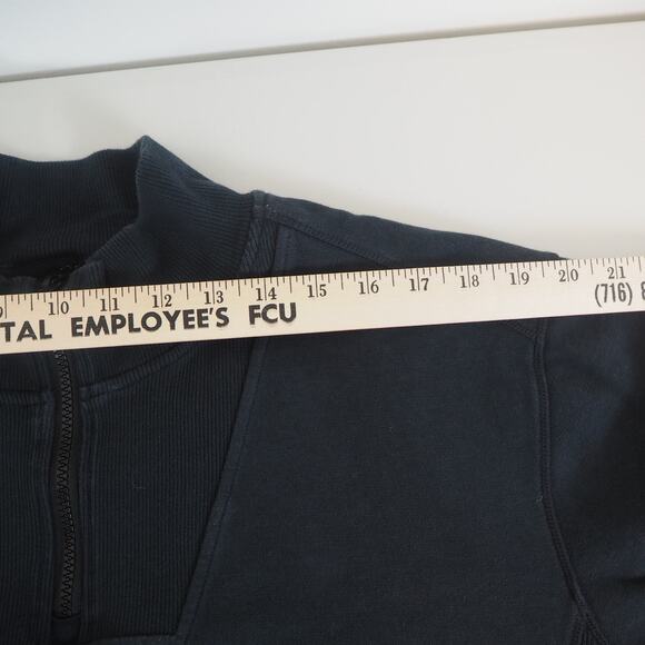 Legends Highland 1/4 Zip Long Sleeve Performance Pullover Black Mens XL - Picture 5 of 10